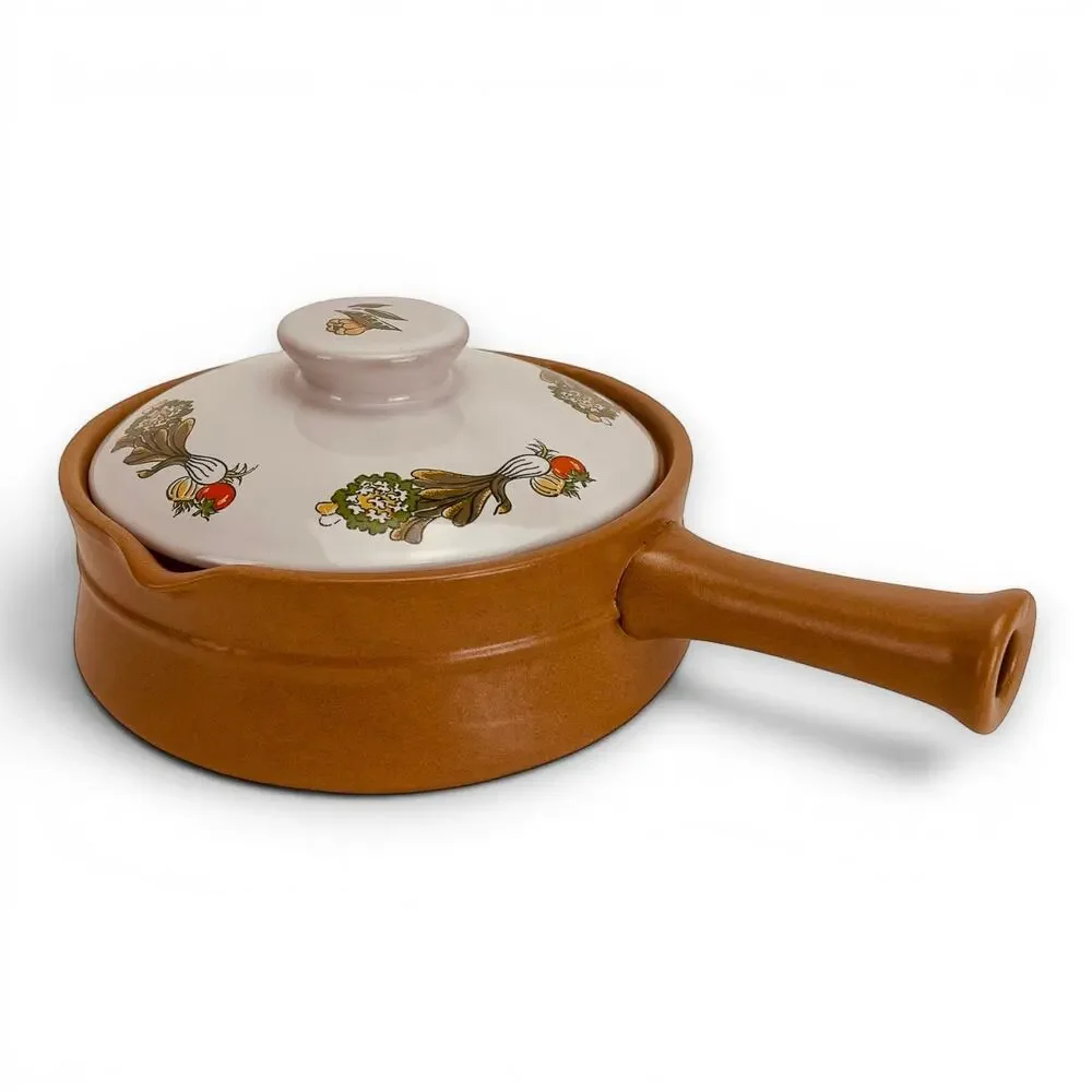 Ceramic French Onion Soup Bowl with Lid and Handle